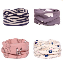 Coton hiver bande dessinée bébé lapin stripe Berry Bear Dots Kids Ring Collars Garçon fille&#39;s Neck Wear Snood Loop Foulard (SW800)